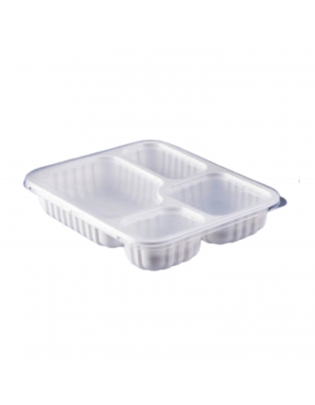 Bandeja com 4 Divisórias 1225mL (G-324-SF) - GALVANOTEK