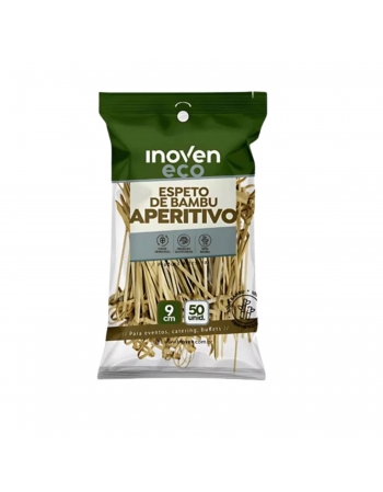 ESPETO COM NO 9CM C/50 - INOVEN