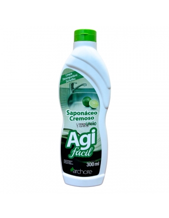 Agifácil Saponáceo Cremoso Limão 300mL - ARCHOTE
