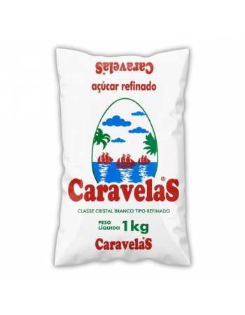 Açúcar Refinado Caravelas 1Kg