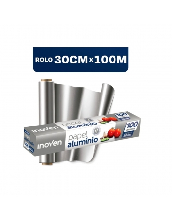 Rolo de Alumínio 30cm x 100m - BOREDA