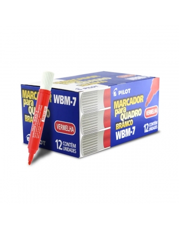 MARCADOR P/QUADRO BR. WBM-7 VERMELHO - PILOT