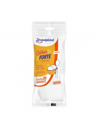 Colher Forte Branca em Sachet (821) - STRAWPLAST