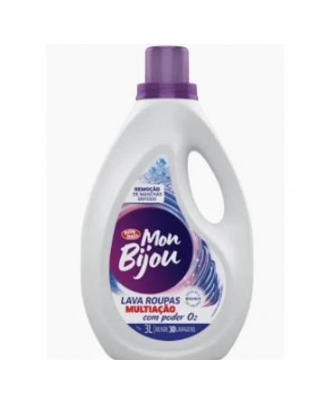 SABAO LIQUIDO LAVA ROUPAS MULTIACAO ACTION MON BIJOU 3LTS