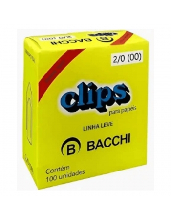 CLIPS GALV Nº 2/0 CX. LL C/100 - BACCHI