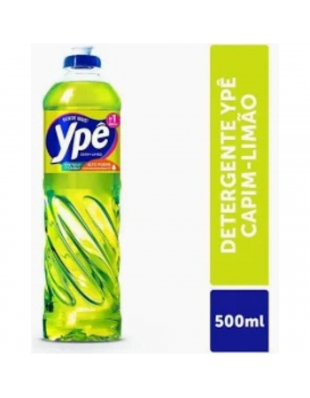 DETERGENTE LIQ. YPE CAPIM LIMAO CX 500ML C/24