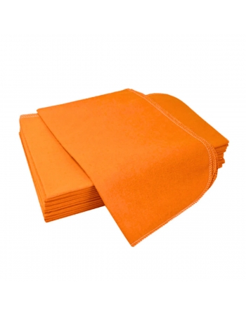 FLANELA LARANJA GRANDE 38X58