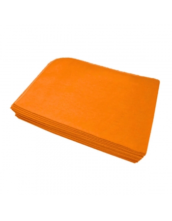 FLANELA LARANJA GRANDE 38X58