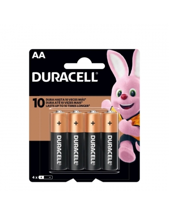 PILHA DURACELL AA PEQ C/4