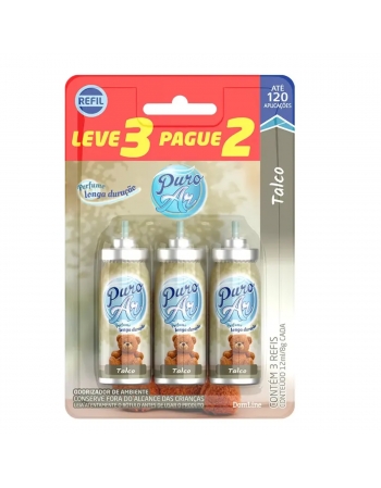 ODORIZADOR DE AMBIENTE MINI REFIL 12ML C/3 - TALCO
