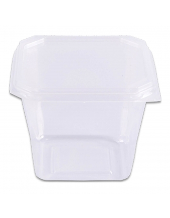 TH-POTE QUADRADO 250ML C/240 C/TAMPA - PRAFESTA (8466)