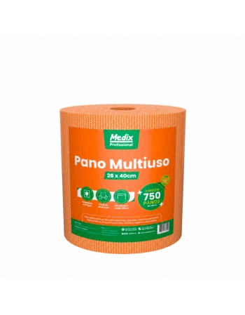PANO MULTIUSO 28X300MTS LARANJA - MEDIX