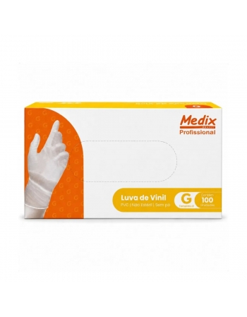 LUVA SILICONE (VINIL) S/TALCO G - MEDIX
