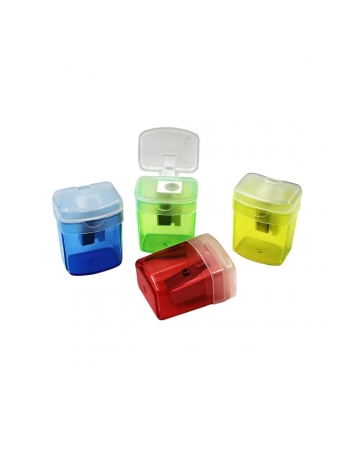 APONTADOR PLASTICO C/COLETOR 4CM - ONDA