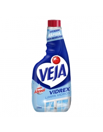 LIMPA VIDRO VEJA VIDREX AZUL REFIL C/ ALCOOL